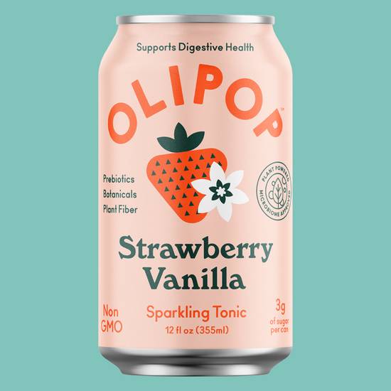 Order Olipop Strawberry Vanilla food online from Fat Fish store, Washington on bringmethat.com