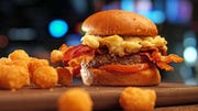 Order Merica's Burger food online from Hickory Tavern store, Charlotte on bringmethat.com