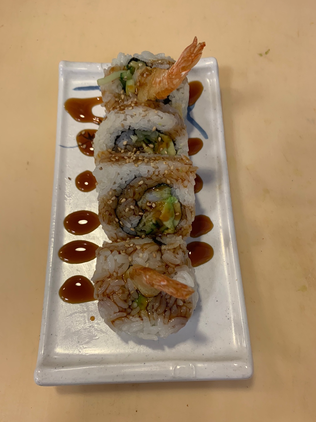 Order Shrimp Tempura Roll food online from Joy Sushi store, San Mateo on bringmethat.com