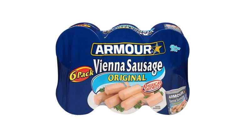 Order Armour Star Vienna Sausage, Original Flavor, Canned food online from Route 7 Food Mart store, Norwalk on bringmethat.com