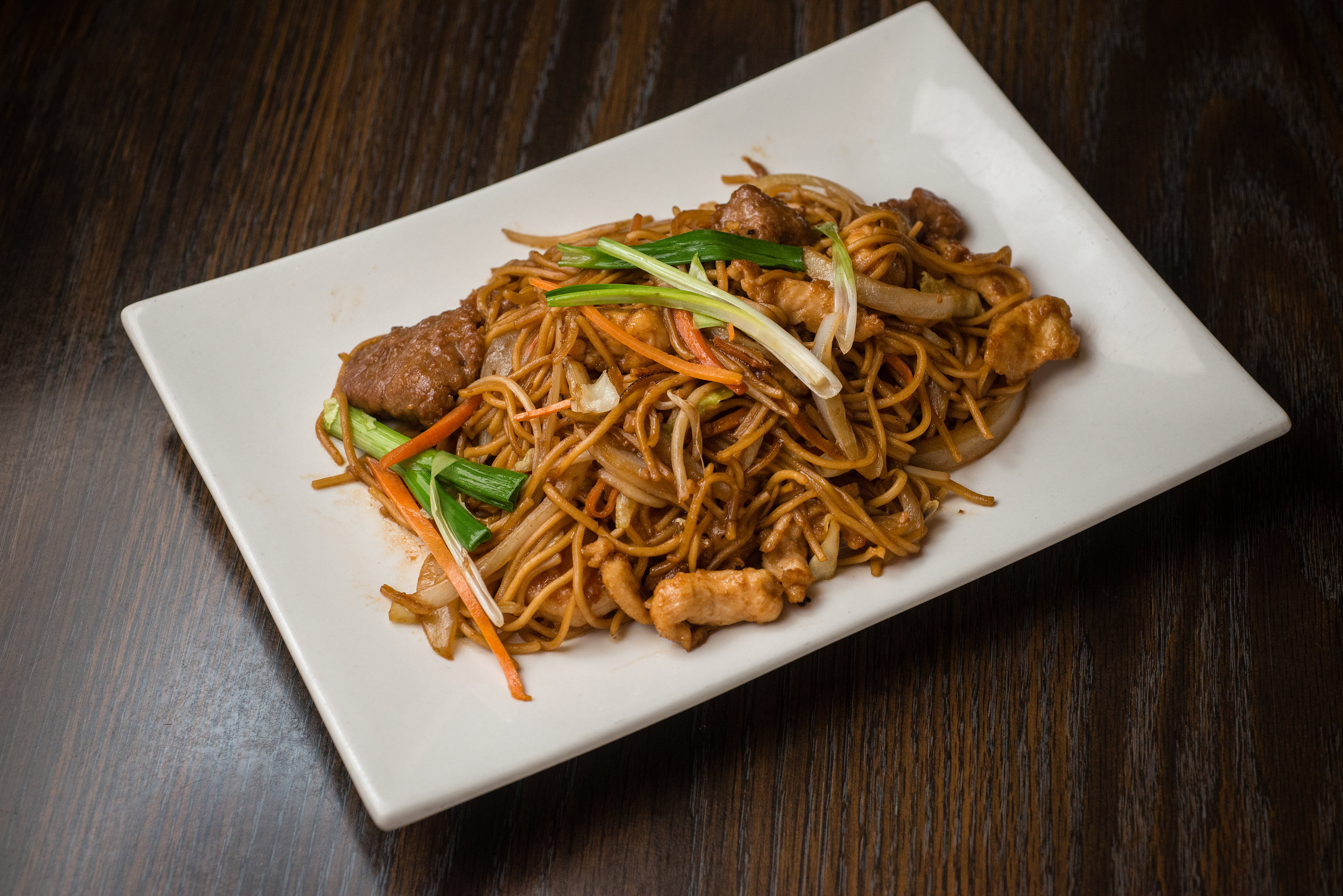 Order Lo Mein Soft Noodles food online from Chins Szechwan Restaurant store, Carlsbad on bringmethat.com
