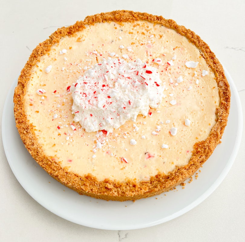 Order Candy Cane Cheesecake food online from Bellagreen store, Houston on bringmethat.com