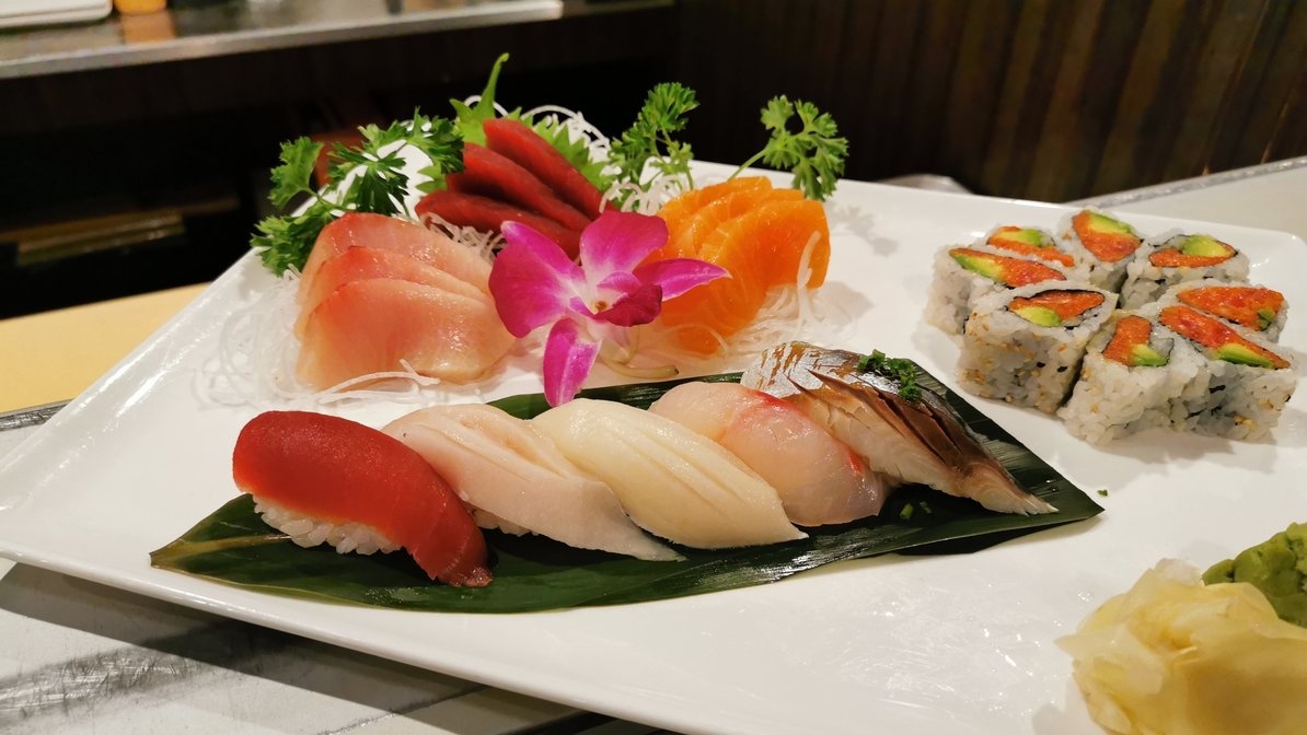 Order Sushi Sashimi Combo food online from Ginza Japanese Cuisine store, Wethersfield on bringmethat.com
