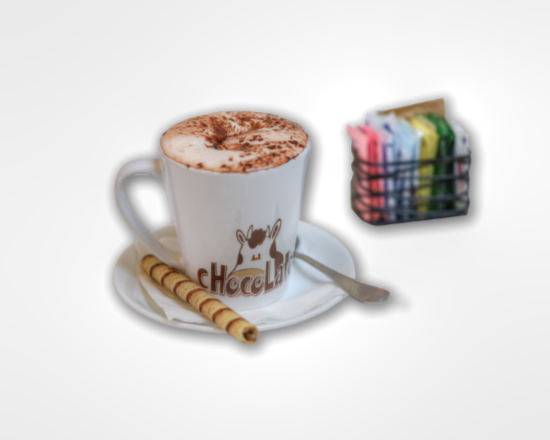 Order Hot Dark Chocolate & Whipped Cream food online from Ghirardelli Chocolate store, San Diego on bringmethat.com