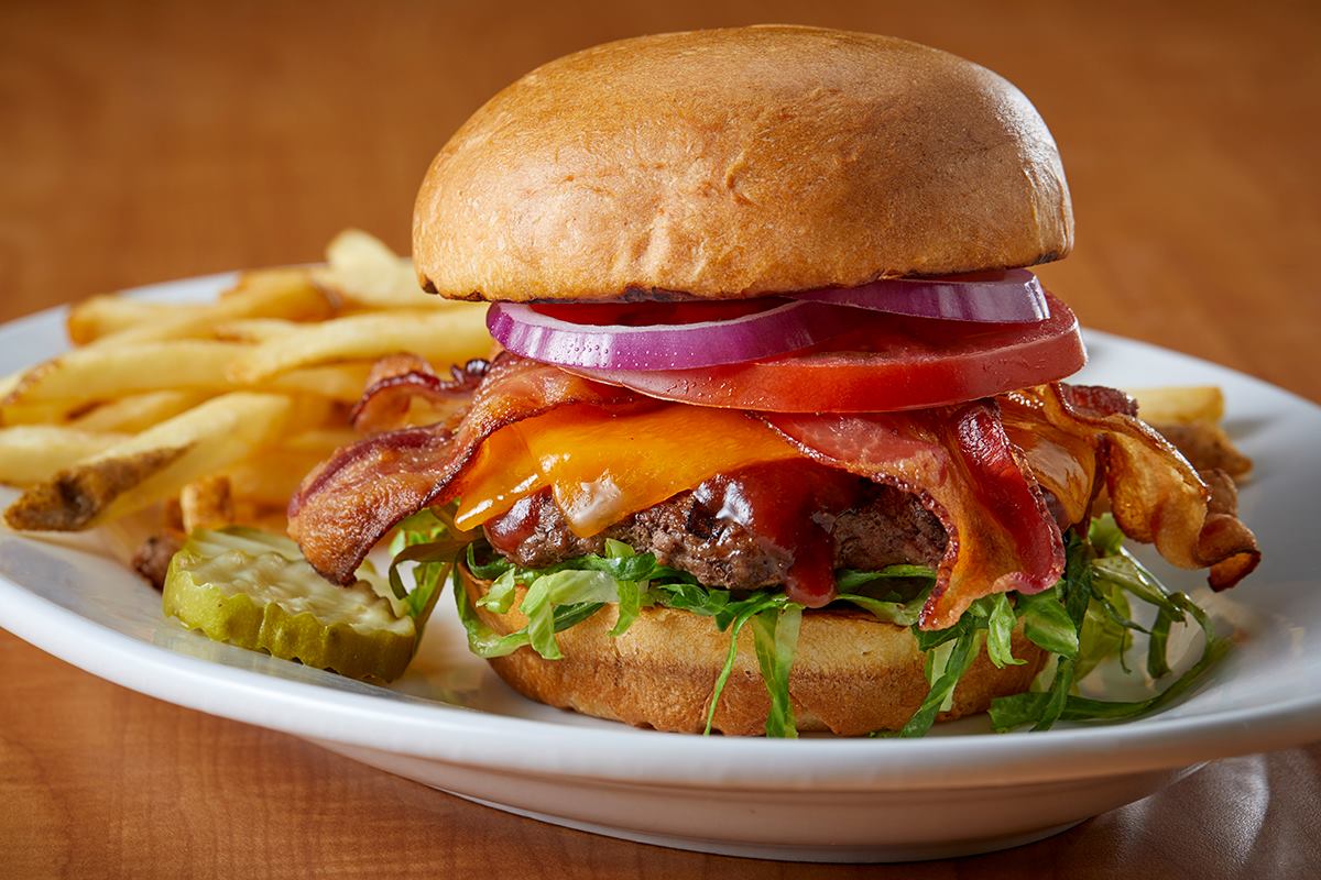 Order Western Mill Burger food online from Green Mill Restaurant & Bar store, Lakeville on bringmethat.com