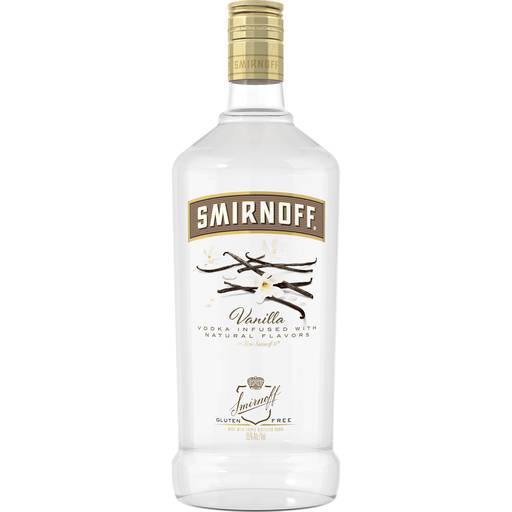 Order Smirnoff Vanilla Twist Vodka (1.75 LTR) 63582 food online from Bevmo! store, BURLINGAME on bringmethat.com