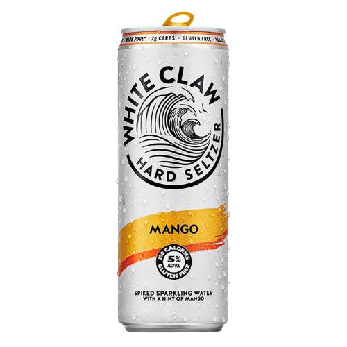 Order White Claw Hard Seltzer Mango - 19.2 oz Can/Single food online from Bottle Shop & Spirits store, Los Alamitos on bringmethat.com