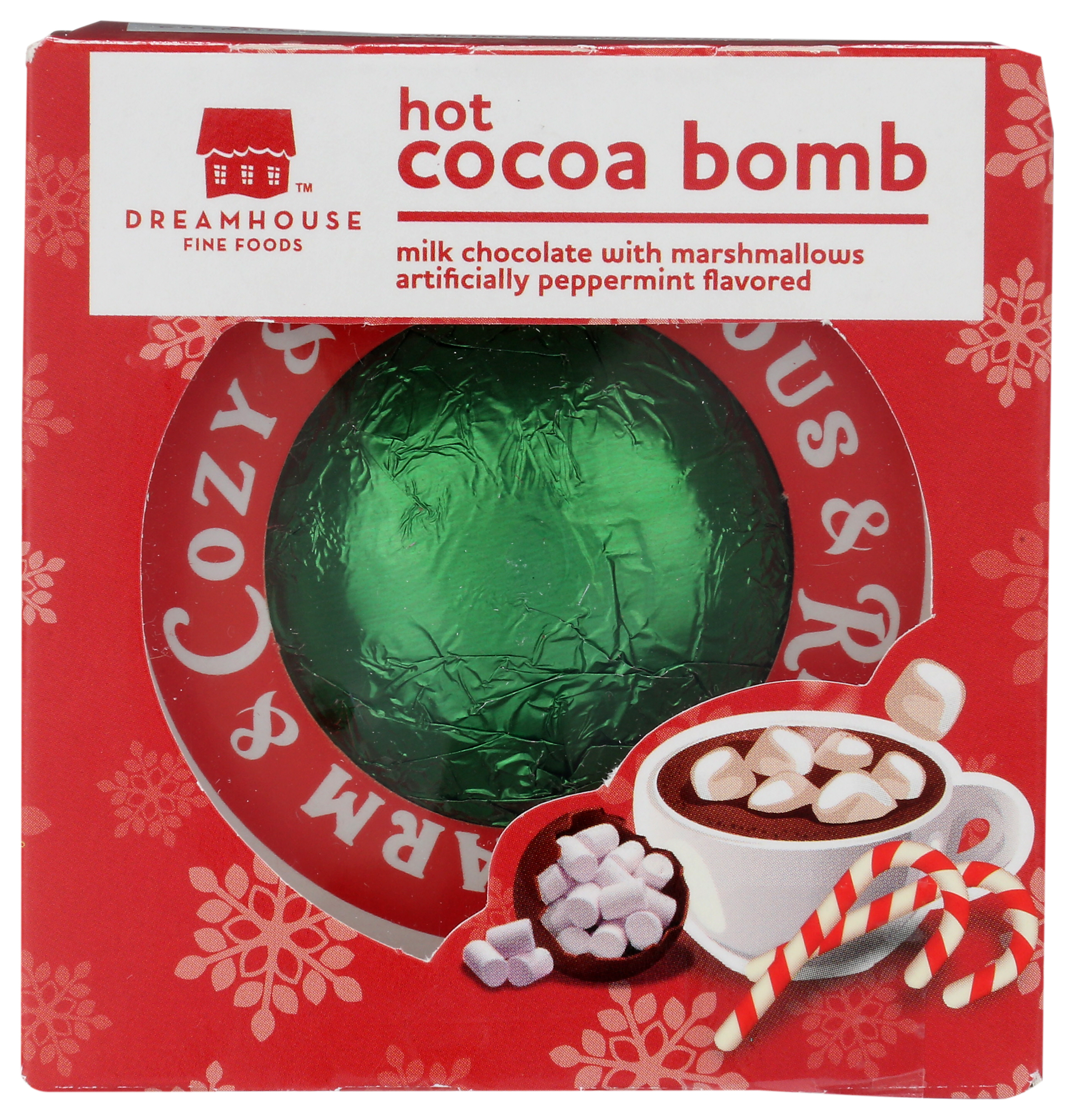 Order Dreamhouse Peppermint Hot Cocoa Bomb - 0.83 oz food online from Bartell store, Edmonds on bringmethat.com