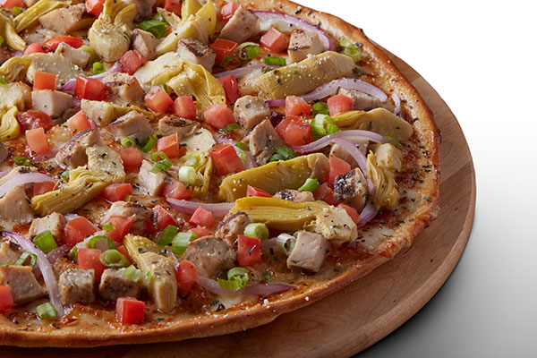 Order Tuscan Garlic Chicken Pizza food online from Pizza Guys store, Galt on bringmethat.com
