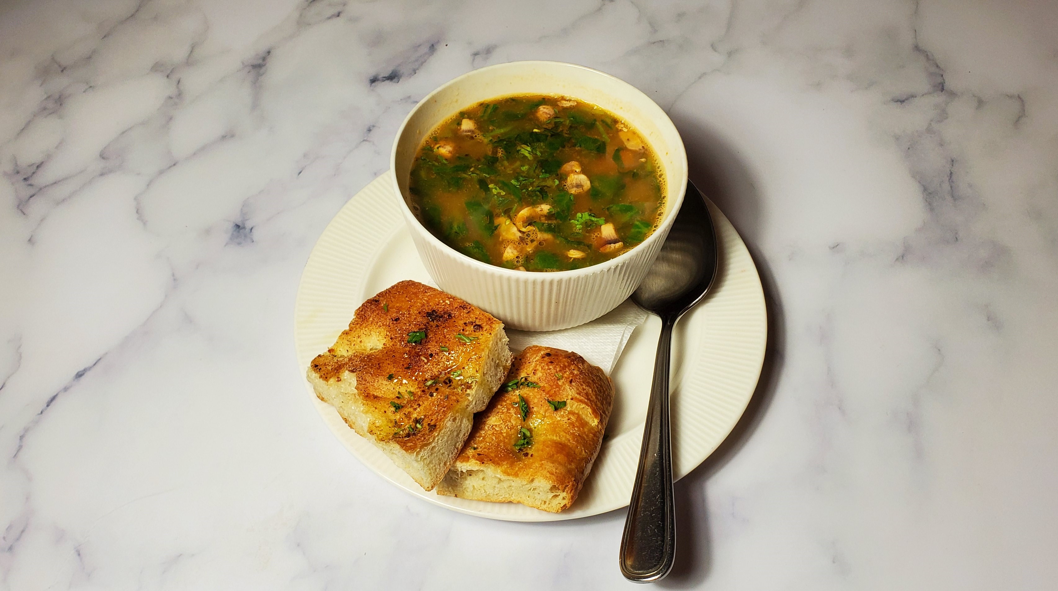 Order Minestrone Soup food online from Due fratelli (forest hills) store, Forest Hills on bringmethat.com