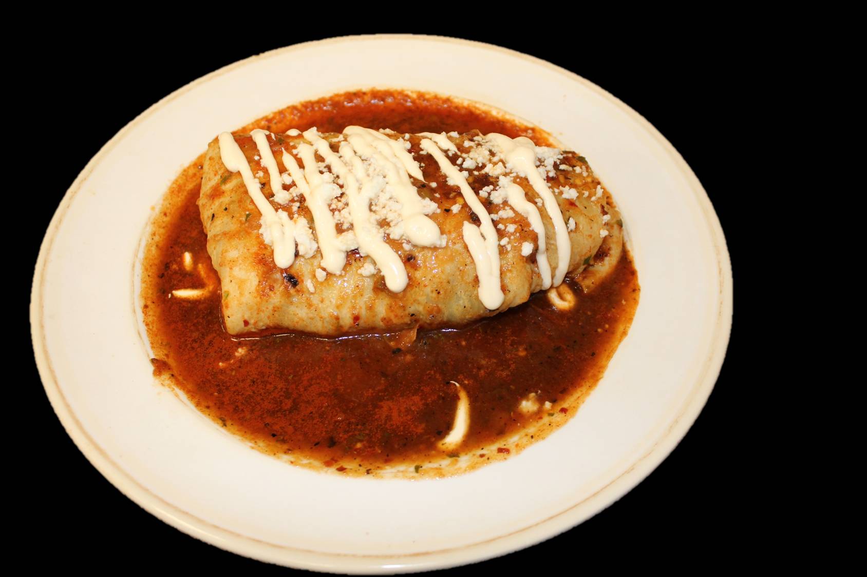 Order Wet Burrito food online from Hacienda Market & Grill store, Carson City on bringmethat.com