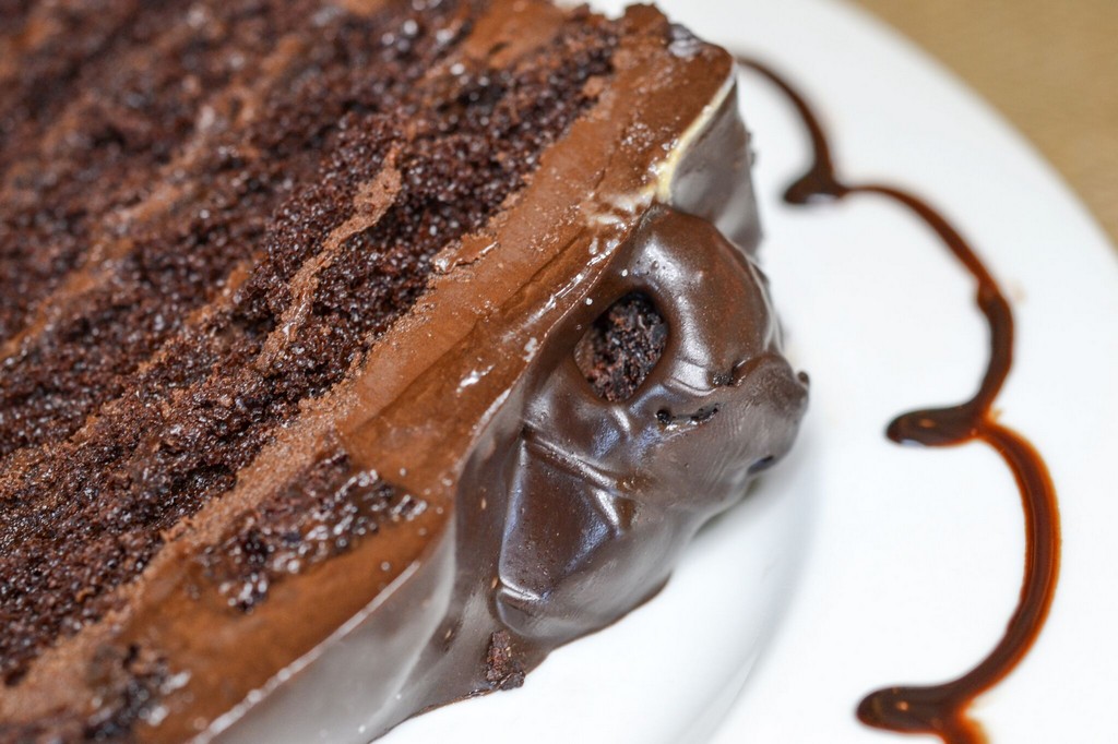 Order Dark Chocolate Cake food online from Court square diner store, Long Island City on bringmethat.com