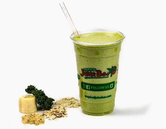 Order Green Peanut Smoothie food online from Tropical Juice Bar store, Passaic on bringmethat.com
