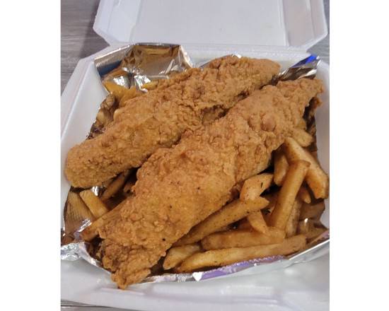 Order Fish & Chips food online from THE UNKOMMON CHEF store, York on bringmethat.com