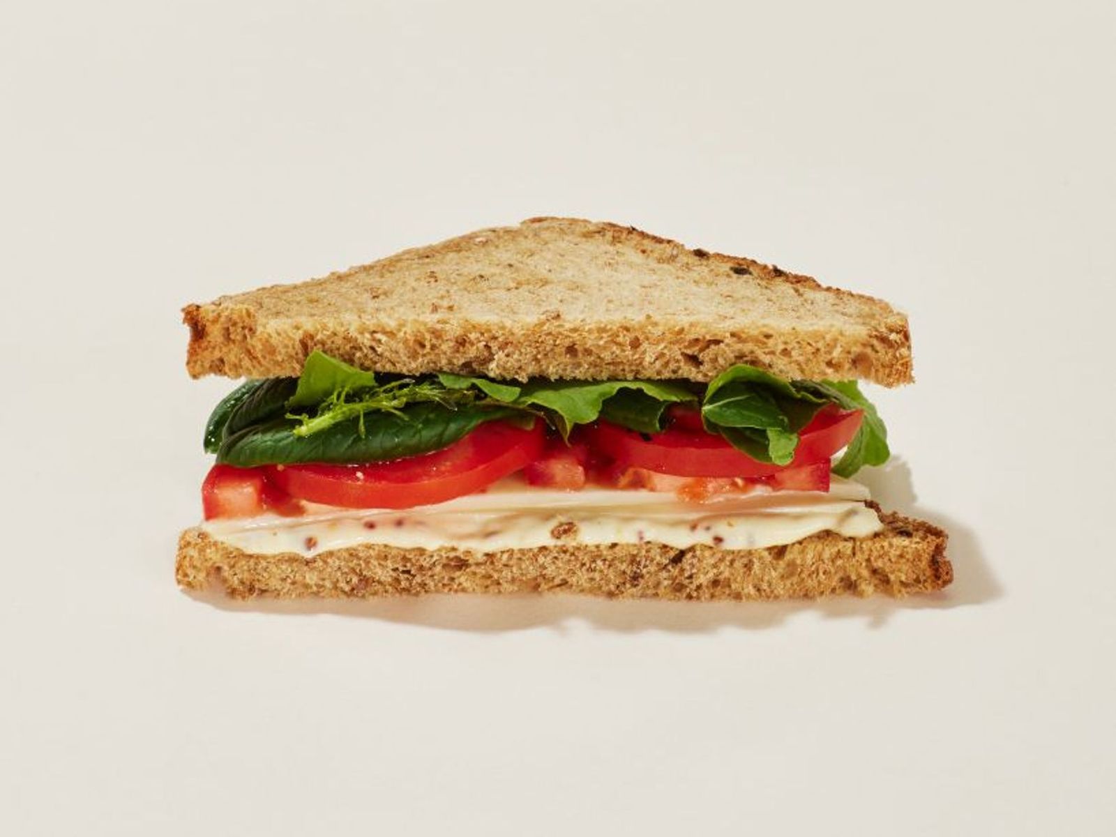 Order Cheddar & Tomato Sandwich Slim food online from Pret A Manger store, New York on bringmethat.com