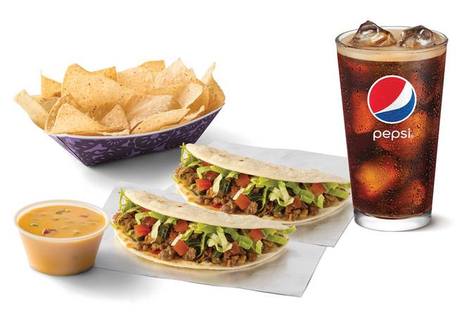 Order Crispy Beyond Meat® Taco Combo food online from Taco Cabana store, Temple on bringmethat.com