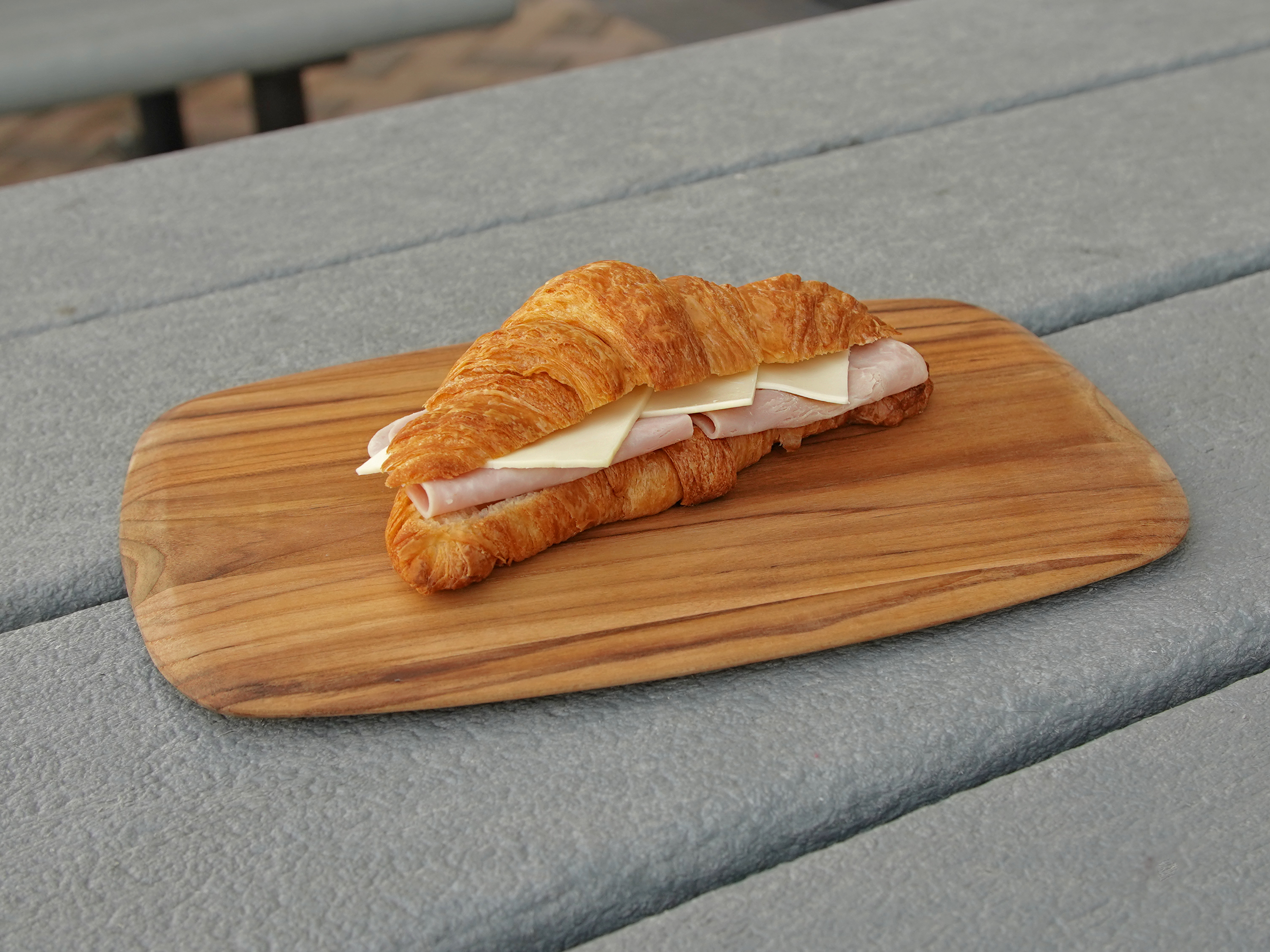 Order Ham & Cheese Croissant food online from Boba Time store, Los Angeles on bringmethat.com