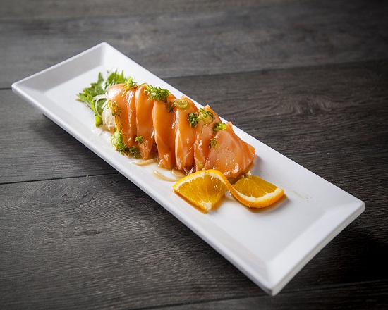 Order K4 Salmon Carpaccio 6pcs food online from Ginza Sushi store, Torrance on bringmethat.com