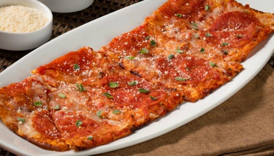 Order Pepperoni Flatbread - Appetizer food online from Bravo! Cucina Italiana store, Canton on bringmethat.com