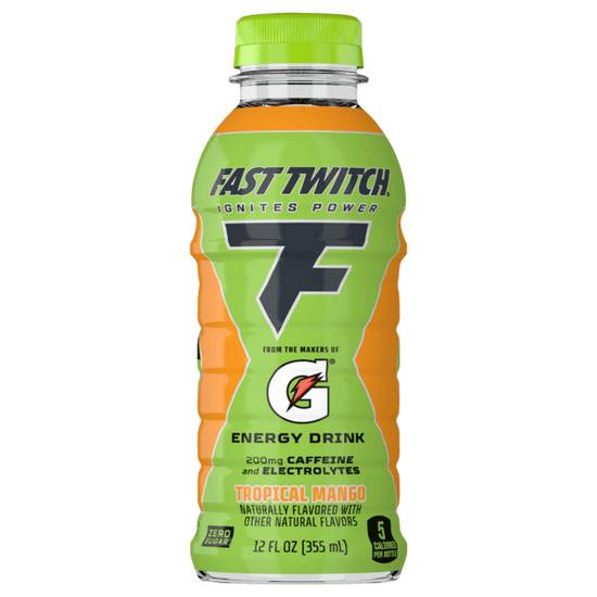 Order Fast Twitch Energy Tropical Mango 12oz food online from Casey store, Dyersburg on bringmethat.com