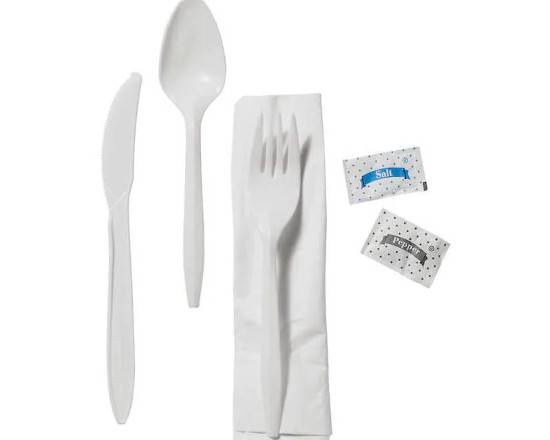 Order FORK-KNIFE-SPOON-NAPKIN PACK food online from Serranos Mexican Food store, Queen Creek on bringmethat.com