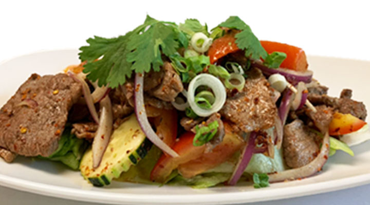 Order Kaffir Lime Salad  food online from Sukho Thai store, Bellevue on bringmethat.com