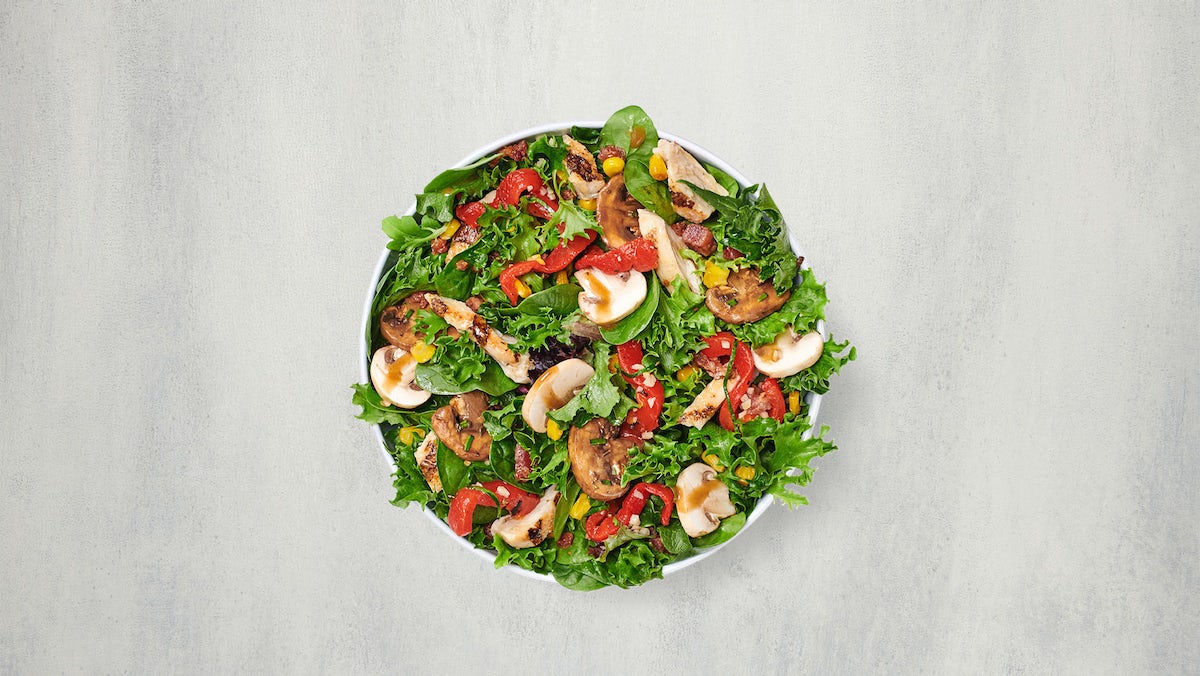 Order Super Shroom Salad - NEW! food online from Mod Pizza store, Buffalo Grove on bringmethat.com