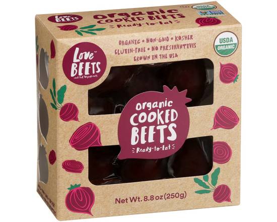 Order Love Beets · Organic Cooked Beets (8.8 oz) food online from Winn-Dixie store, Apollo Beach on bringmethat.com