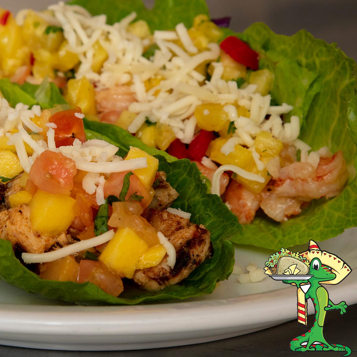 Order Lettuce Wrap Taco Chicken food online from Gecko Grill store, Gilbert on bringmethat.com