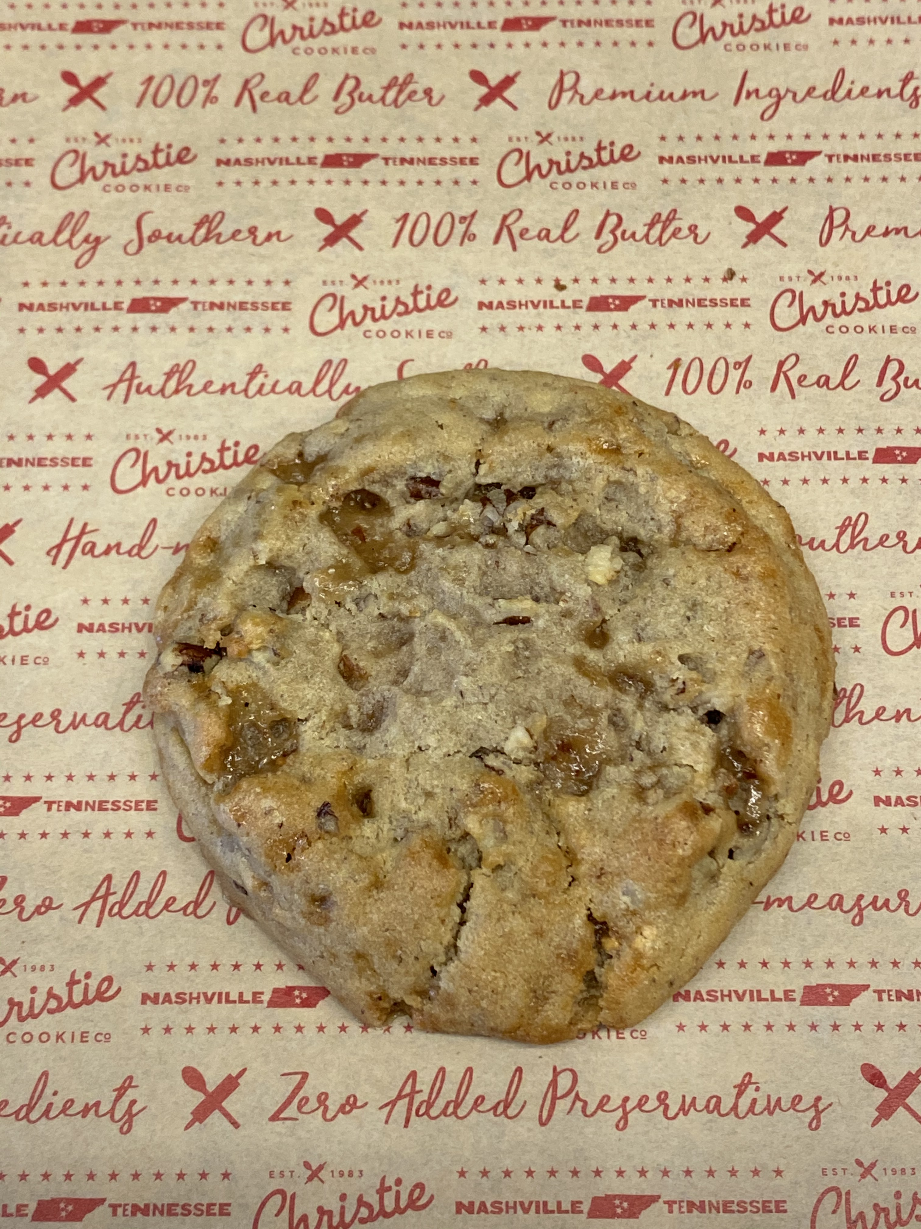 Order Southern Butter Pecan food online from Christie Cookie Co store, Nashville on bringmethat.com