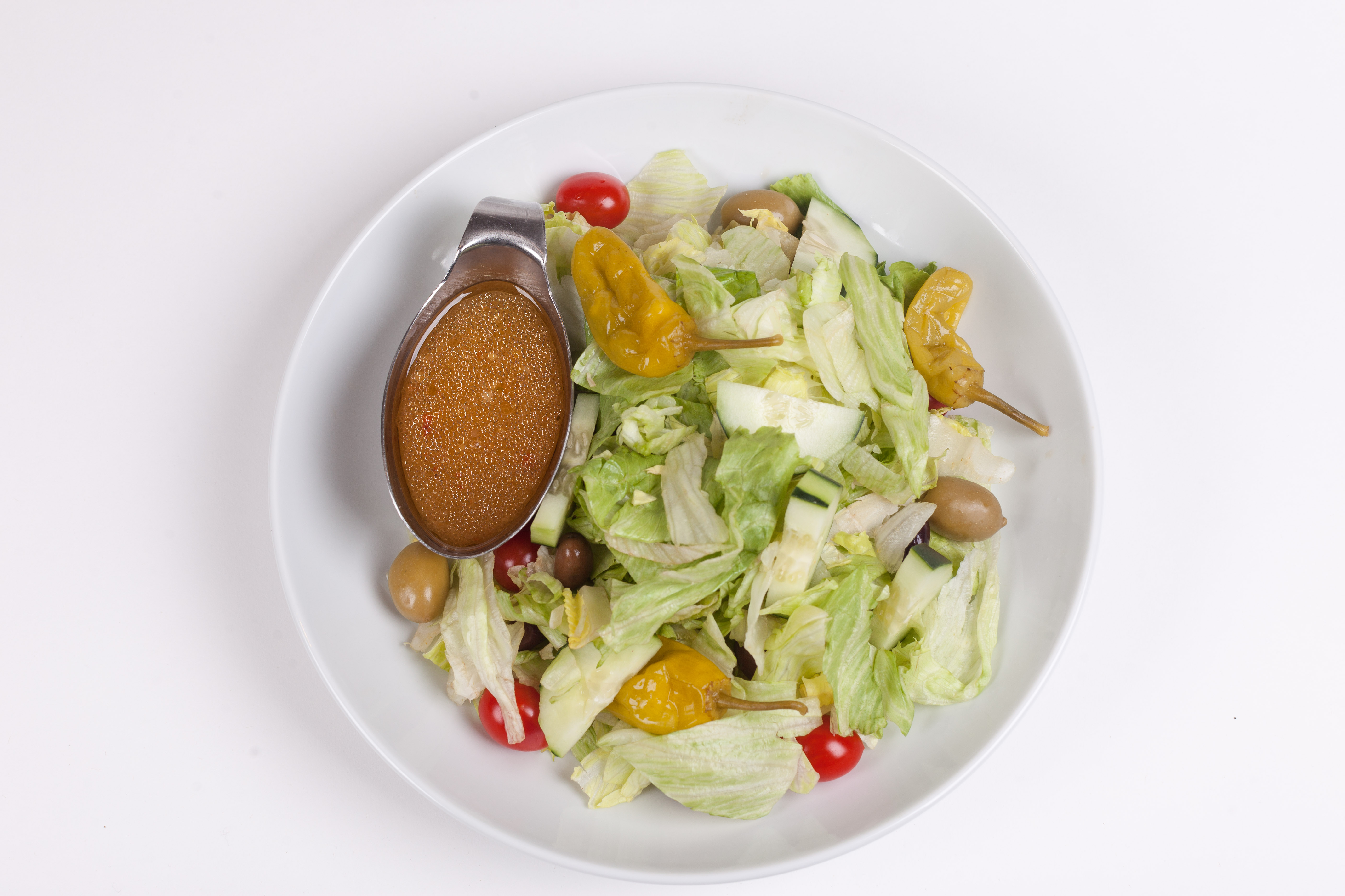 Order Tossed House Salad food online from Umberto Pizzeria store, Bellmore on bringmethat.com
