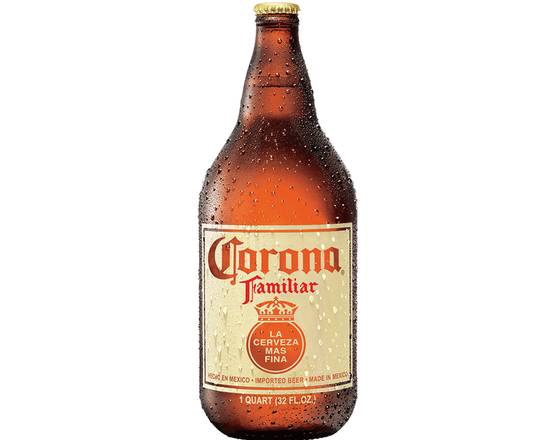 Order Corona Familiar, 32oz bottle  food online from Moby Liquor store, Los Angeles on bringmethat.com