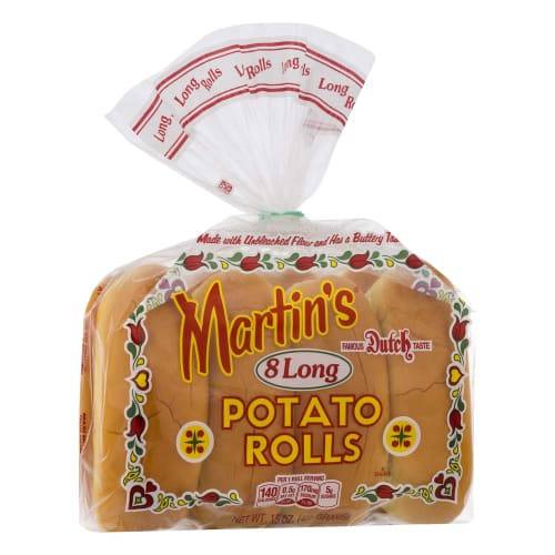 Order Martin's · Long Potato Rolls (8 rolls) food online from Safeway store, Rehoboth Beach on bringmethat.com