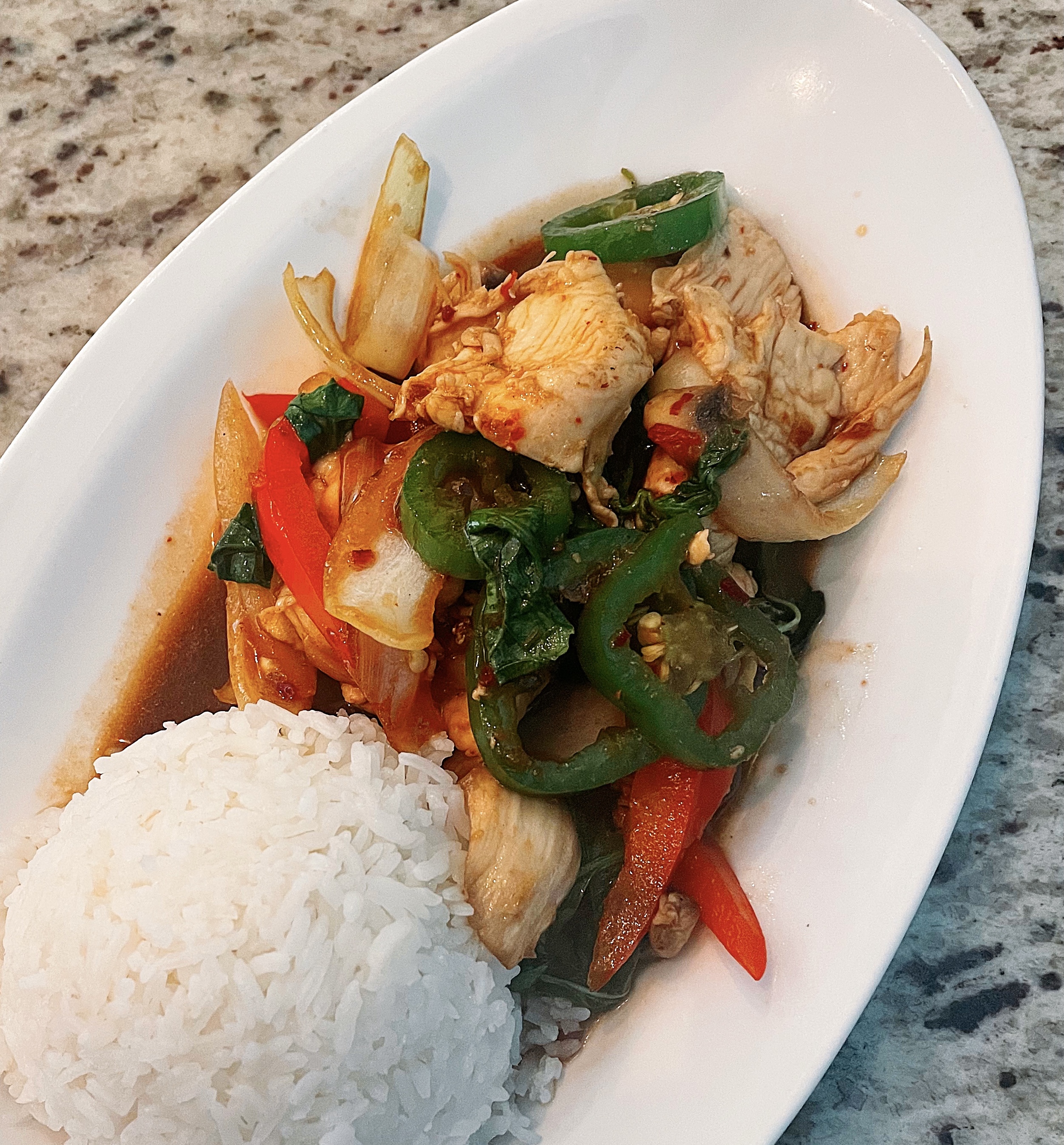 Order Spicy Basil Entree food online from Siam Treasure store, Chicago on bringmethat.com