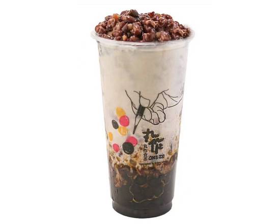 Order Brown Sugar Red Bean  (Comes with Brown Sugar Boba) food online from One Zo store, Los Angeles on bringmethat.com