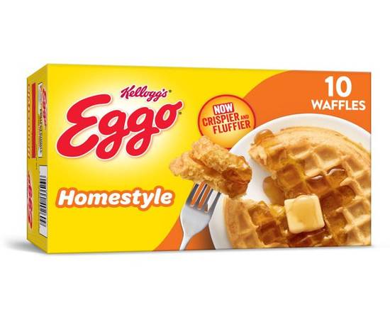 Order Eggo Waffles Homestyle (12.3 oz) food online from Ctown Supermarkets store, Uniondale on bringmethat.com