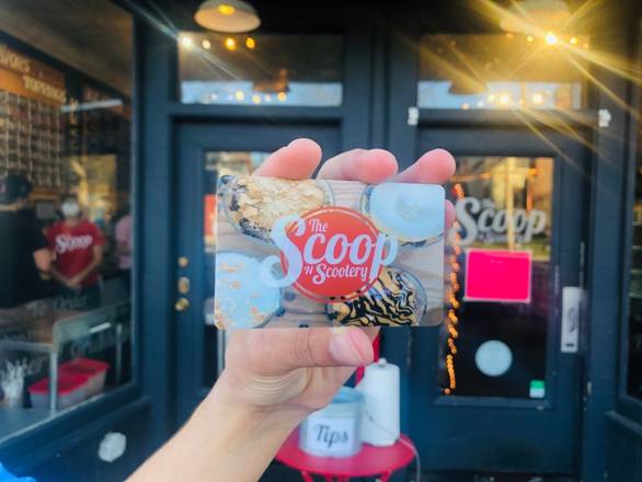 Order Gift Card food online from The Scoop N Scootery store, Arlington on bringmethat.com