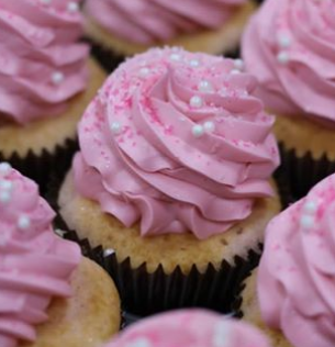 Order Pink Vanilla food online from Smallcakes Cupcakery store, Western Springs on bringmethat.com