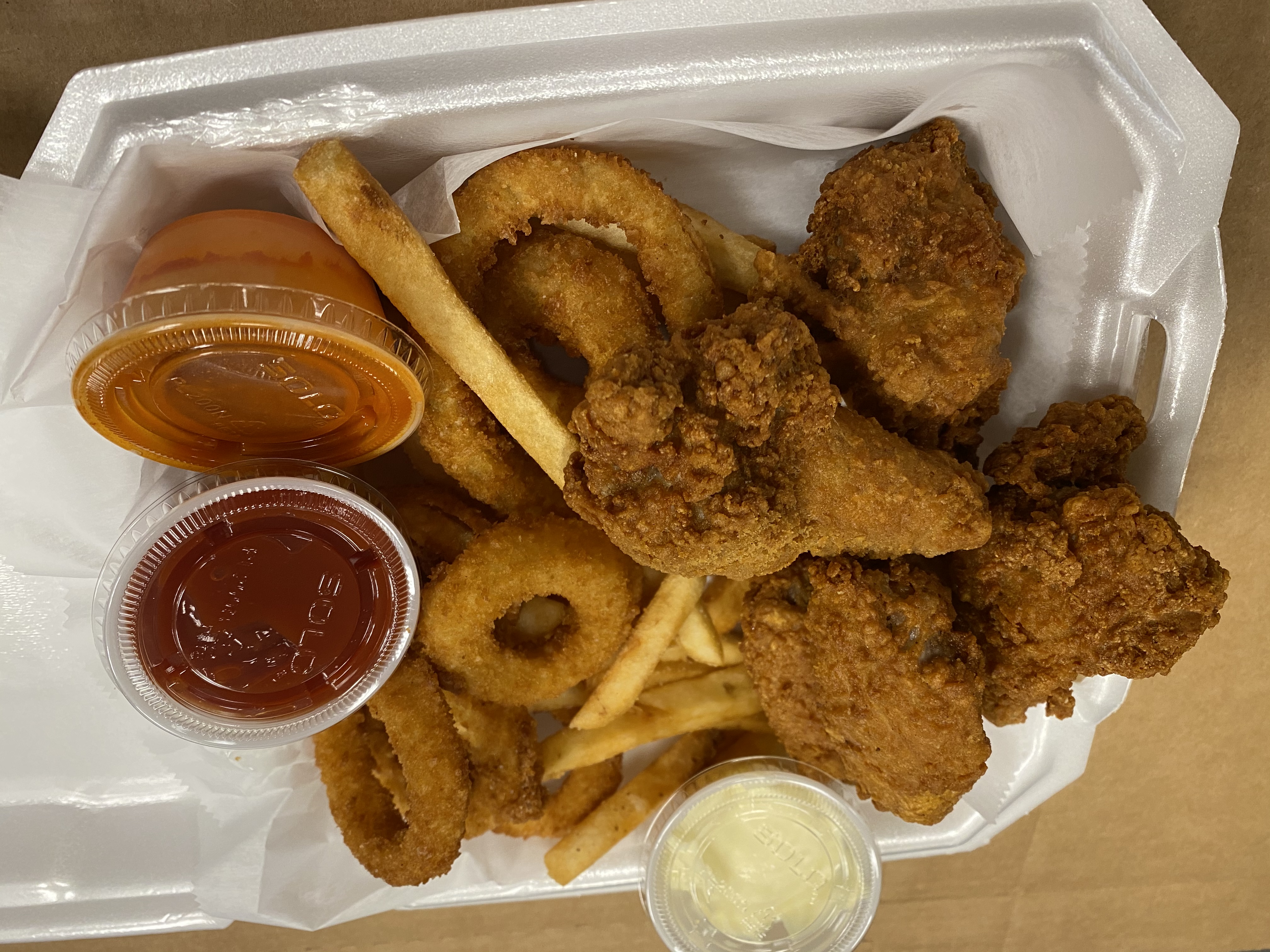 Order 5 Piece Wing Ding food online from Bravo Pizza store, Malden on bringmethat.com