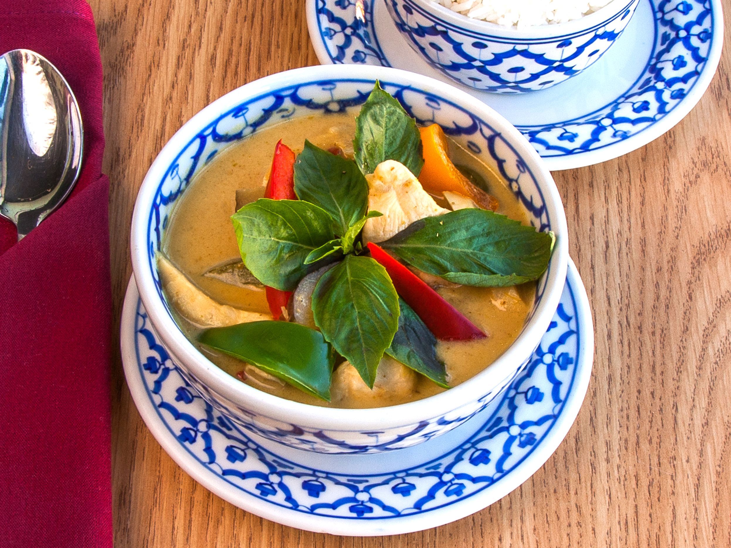 Order T3. Green Curry food online from Fine thai store, Brookfield on bringmethat.com