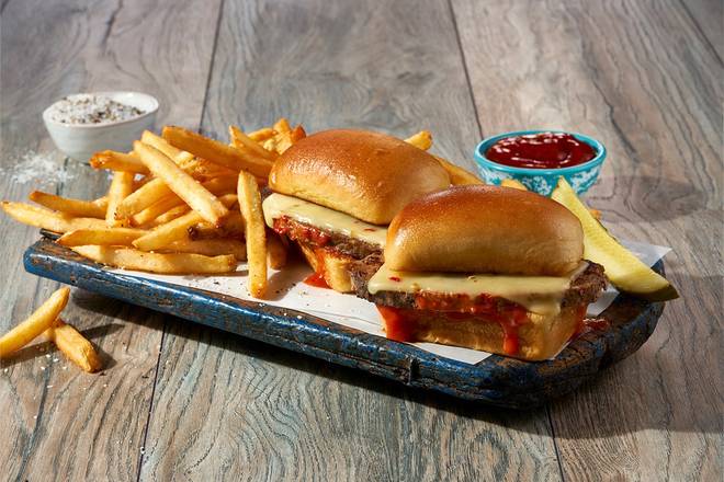 Order New! Meatloaf Sliders food online from Cotton Patch Cafe store, Weatherford on bringmethat.com