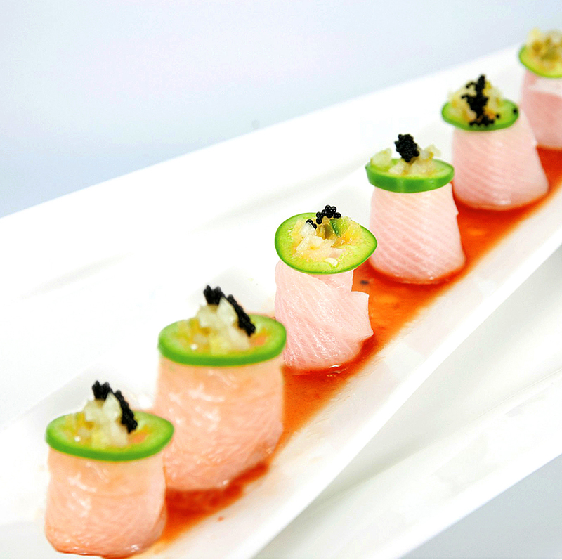 Order Yellowtail Jalapeno Appetizer food online from Izumi Japanese Restaurant store, Youngstown on bringmethat.com