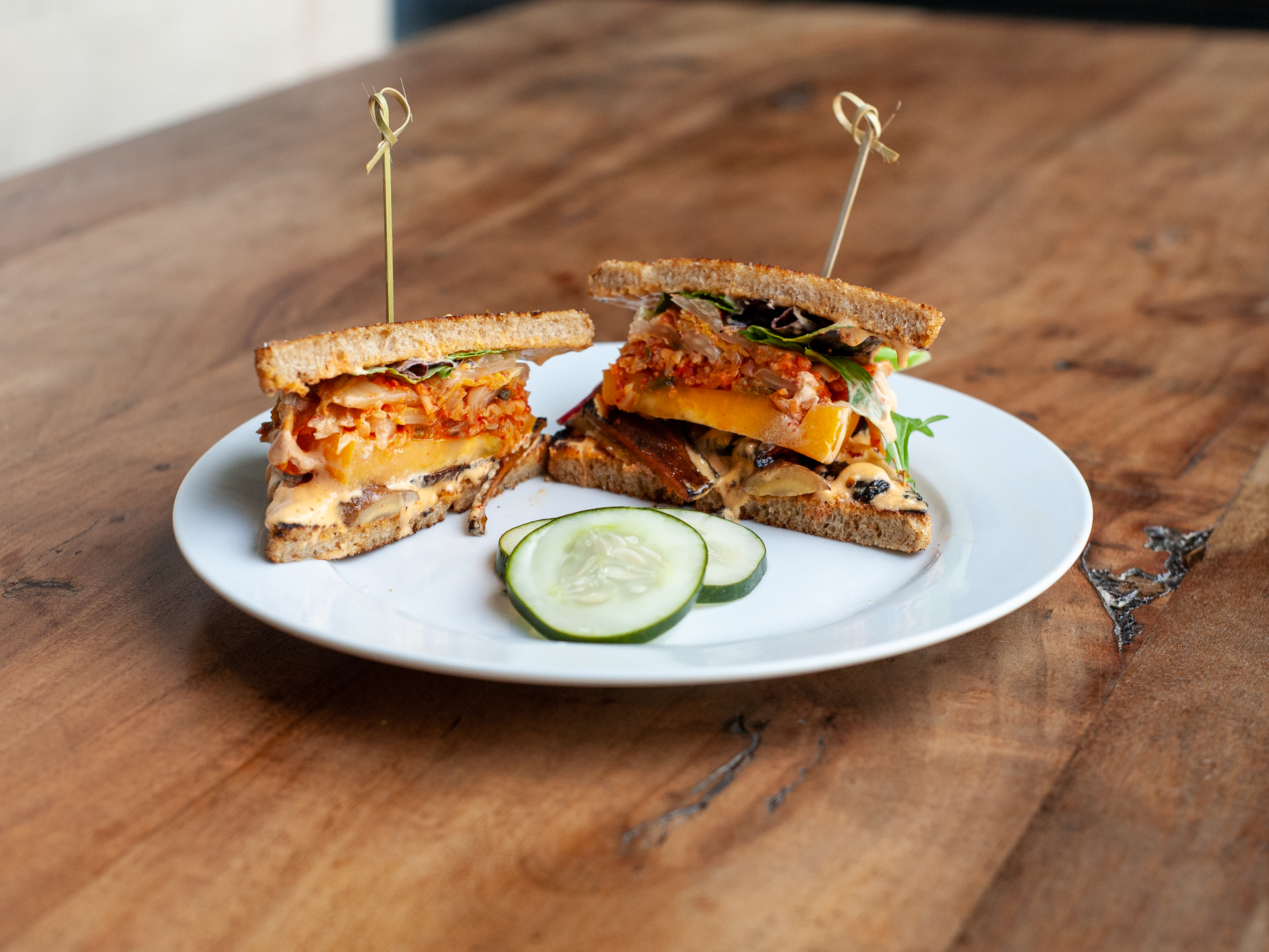 Order Kimchi CLT Sandwich food online from Capulet store, New Orleans on bringmethat.com