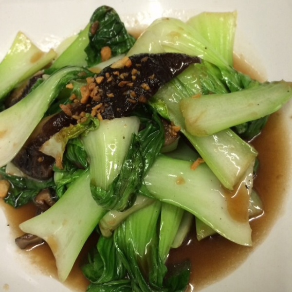 Order Baby Bok Choy with Shitake food online from Simply Thai Restaurant store, Los Angeles on bringmethat.com