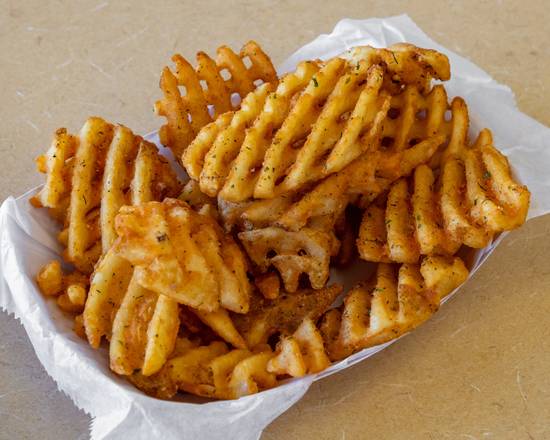 Order Waffle Fries
 food online from Crazy Mike's Wings store, Goodyear on bringmethat.com