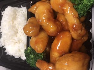 Order D晚Honey Chicken 蜜汁几D19 food online from Moon Wok store, Lenexa on bringmethat.com