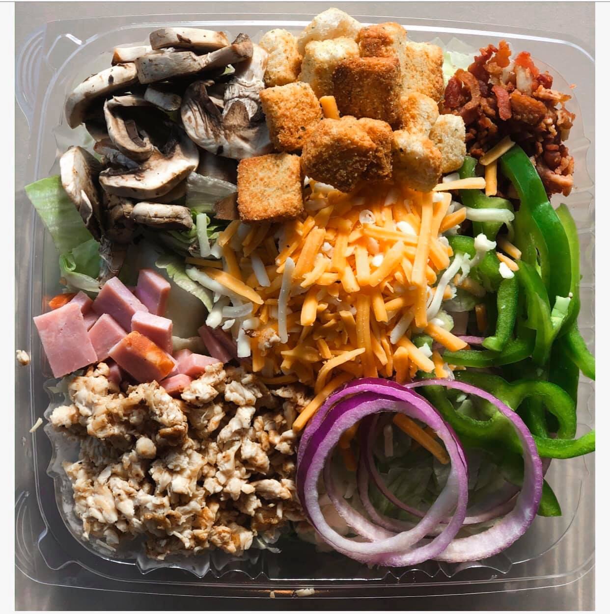 Order Chef Salad food online from Big League Sports Bar store, Lafayette on bringmethat.com