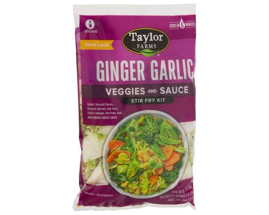 Order Taylor Farms · Ginger Garlic Stir Fry Kit (14 oz) food online from Winn-Dixie store, Birmingham on bringmethat.com