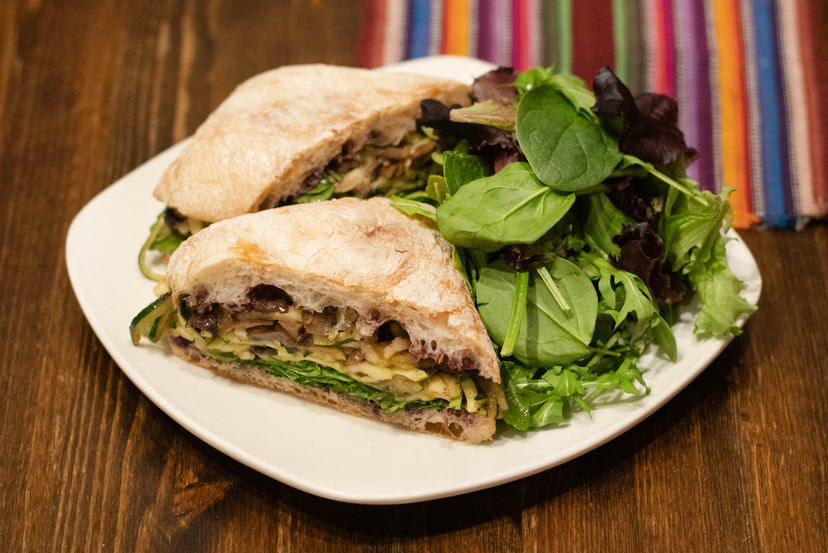 Order 8. Veggie 1 Sandwich food online from Ix Cafe store, Brooklyn on bringmethat.com