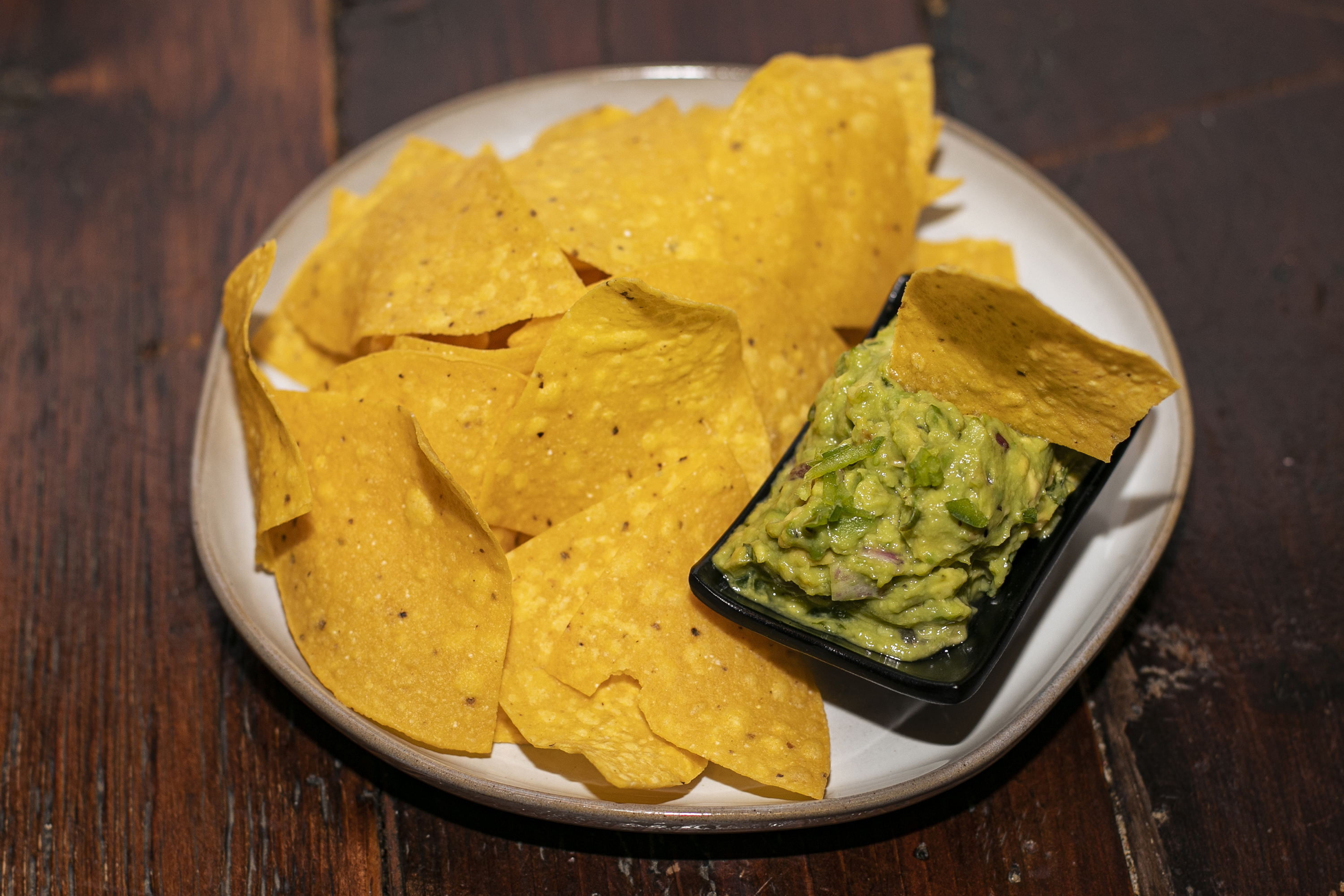 Order Chips & Guacamole (4oz) food online from Gansevoort Liberty Market store, New York on bringmethat.com